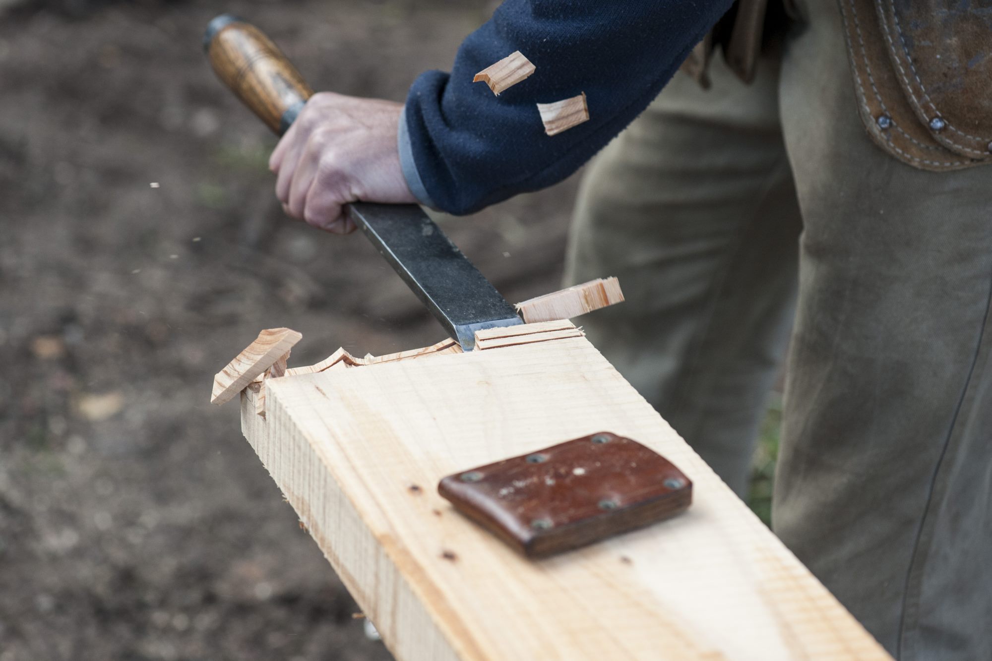 Working the timber