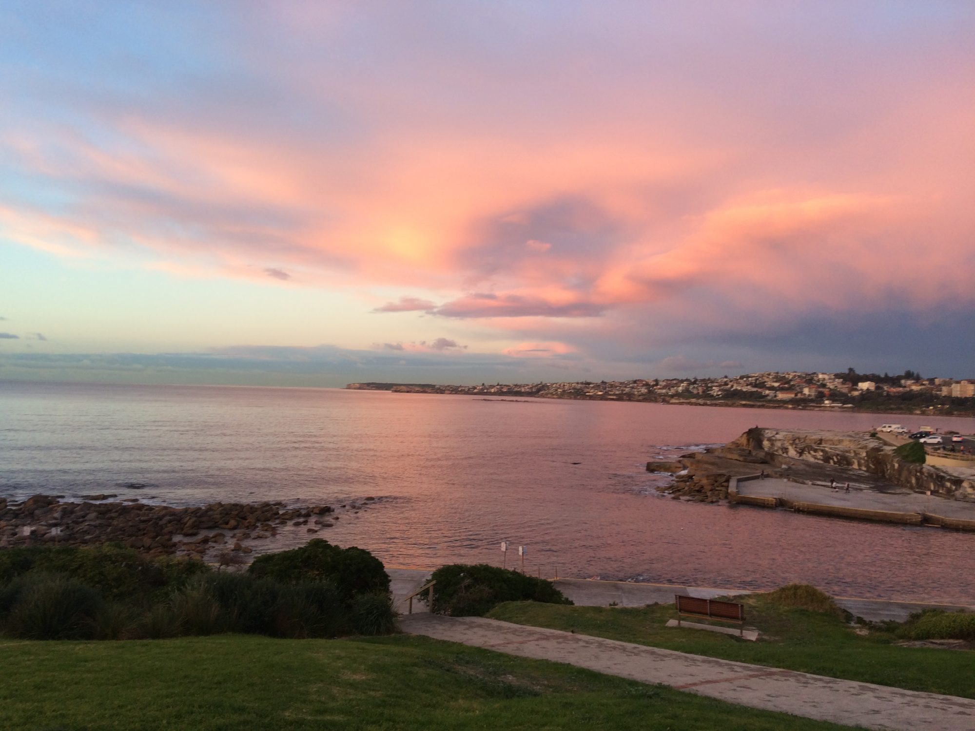 Overlooking Gordons, Thompsons and Coogee Bays, near the conference venue