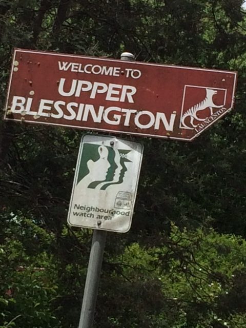 Upper Blessington sign